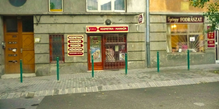 Briella Szépségszalon - bejárat